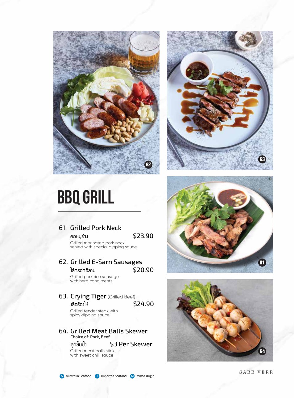 BBQ Grill — grilled pork neck and more