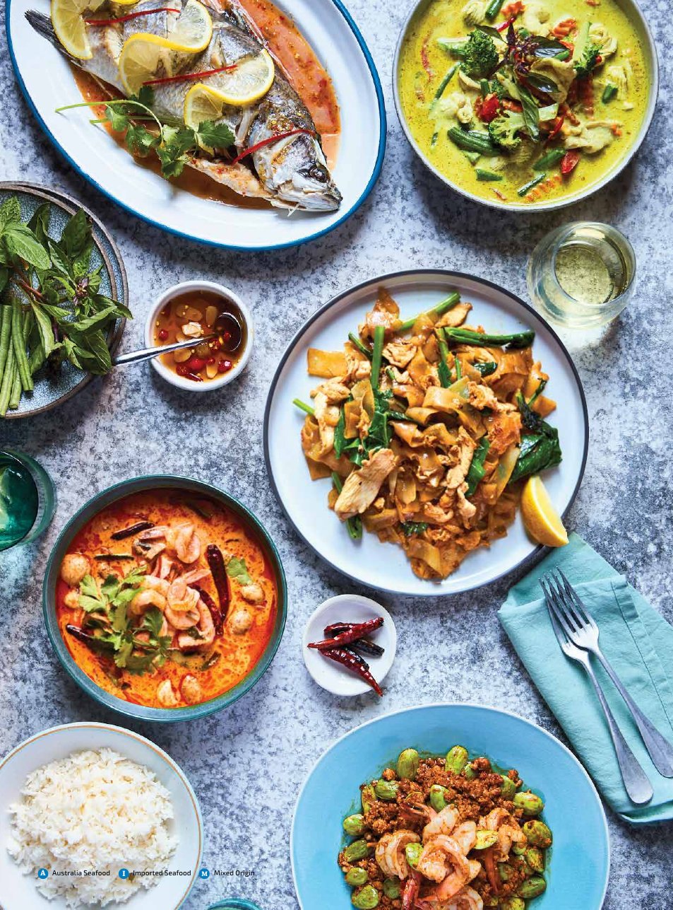 Seafood origin guide — Australian, imported and mixed origin